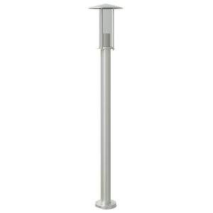 vidaXL Lampada da Terra per Esterni Argento 100 cm in Acciaio Inox