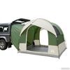 vidaXL Tenda da tailgate con tendone impermeabile Verde 4 persone