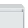 vidaXL Comodino Bianco 45x34x44,5 cm in Truciolato