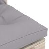 vidaXL Salotto da Giardino su Pallet 8 pz con Cuscini in Legno di Pino