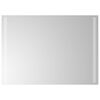 vidaXL Specchio da Bagno con Luci LED 50x70 cm