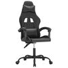vidaXL Sedia da Gaming Nera in Similpelle