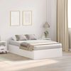 vidaXL Struttura letto con contenitore Bianco 120 x 190 cm