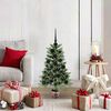 vidaXL Albero di Natale con 150 LED con supporto Verde 90 cm PE