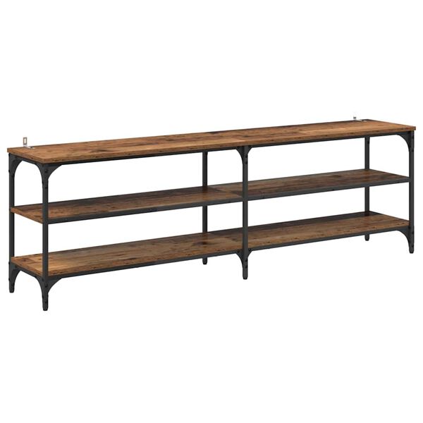 vidaXL Mobile TV Legno vecchio 160 x 30 x 50 cm