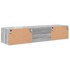 vidaXL Armadio in Legno con cassetto Grigio Sonoma 150 x 39 x 30 cm