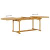 vidaXL Set da Pranzo 9 pz in Legno Massello di Teak
