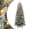 vidaXL Albero di Natale artificiale Bianco caldo