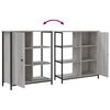 vidaXL Credenza Grigio Sonoma 70x30x80 cm in Legno Multistrato
