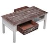 vidaXL Tavolino da Salotto Marrone 100x50x45 cm in Legno
