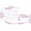vidaXL Letto con testiera Grigio scuro 200 x 200 cm Tessuto
