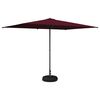 vidaXL Parasole da Giardino con Base 200 x 300 cm Poliestere