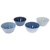 Bo-Camp Set di Stoviglie 16 pz Mix & Match in Melamina Blu