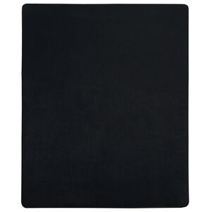vidaXL Lenzuolo con Angoli Jersey Nero 180x200 cm Cotone