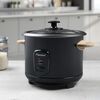 Bestron Cuociriso con Manici in Bamb&ugrave; ARC100BW 1 L 400 W Nero