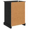 vidaXL Armadio da Notte Rovere Nero 36 x 43 x 60 cm Legno multistrato