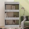 vidaXL Libreria/Divisorio Grigio Cemento 60x30x103 cm in Truciolato
