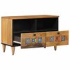 vidaXL Mobile TV Naturale 70 x 33 x 46 cm Legno di mango massello