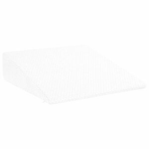 vidaXL Cuscino a Wedge Tinta unita Bianco 69 x 64 x 19 cm