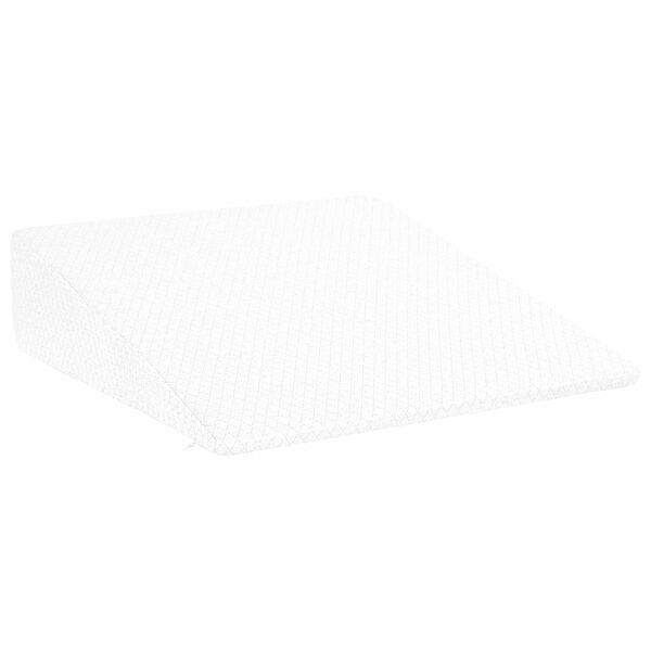 vidaXL Cuscino a Wedge Tinta unita Bianco 69 x 64 x 19 cm