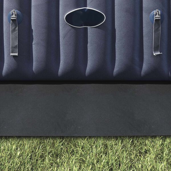 vidaXL Telo per Fondo Piscina Nero 396 x 396 x 0,1 cm