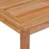vidaXL Set da pranzo da giardino 7 pz 200x100 cm in legno massello di teak