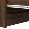 vidaXL Credenza Rovere Marrone 80x35x99 cm in Legno Multistrato