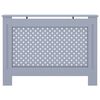 vidaXL Copertura per Radiatore Antracite 112x19x81 cm in MDF
