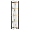 vidaXL Libreria a 5 Ripiani 40x30x180 cm in Legno Massello di Mango