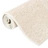 vidaXL Tappeto a Pelo Morbido Antiscivolo 57x150 cm Beige