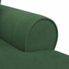 vidaXL Chaise Longe con Gonna Verde Giungla 91 x 157 x 91 cm