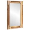 vidaXL Specchio da bagno con specchio Marrone 50 x 70 x 3 cm