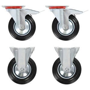 vidaXL Rotelle 4 pz 160 mm
