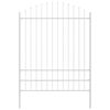 vidaXL Recinzione per Giardino WOERDEN 7 pz 170 x 225 cm Bianco