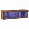 vidaXL Set mobile TV Legno vecchio Legno ingegnerizzato
