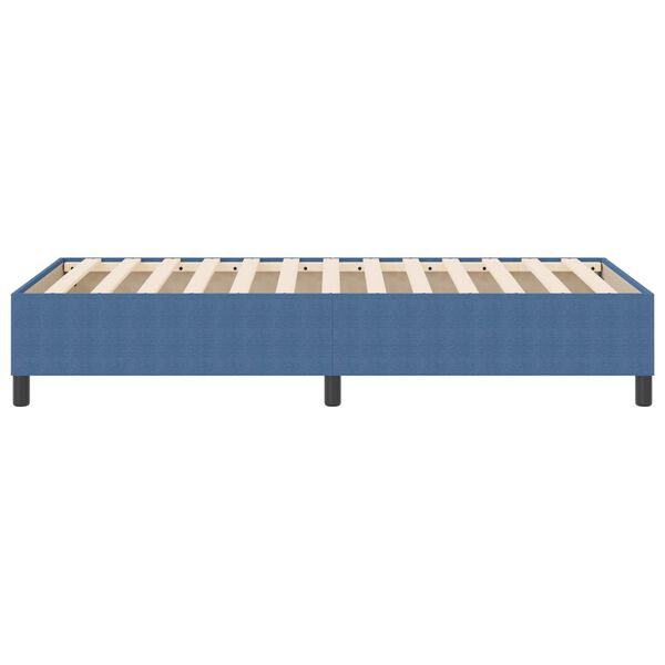 vidaXL Letto a molle Blu 90 x 200 cm Tessuto in velluto a coste