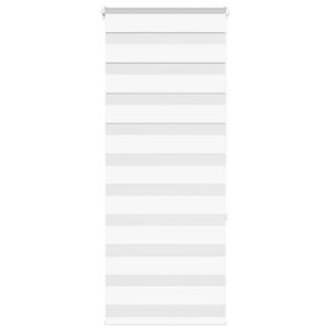 vidaXL Tenda a Rullo Zebra Larghezza Tessuto 60,9 cm Poliestere