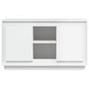 vidaXL Credenza Bianca 102x35x60 cm in Legno Multistrato