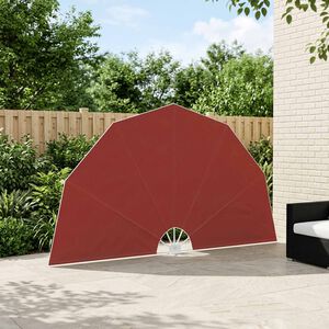 vidaXL Tenda Laterale per Terrazza Pieghevole Terracotta 160 cm