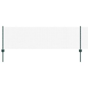 vidaXL Recinzione in rete saldata con pali 0,6 x 25 m Acciaio e PVC