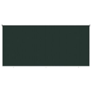 vidaXL Tenda a Rullo Esterno Blocco UV 90% Verde Scuro 400 x 140 cm