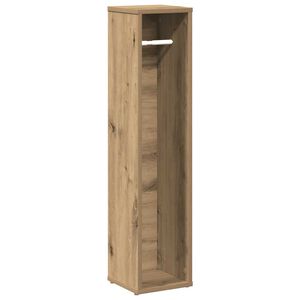 vidaXL Mobiletto da bagno con portarotolo finitura rovere artigianale