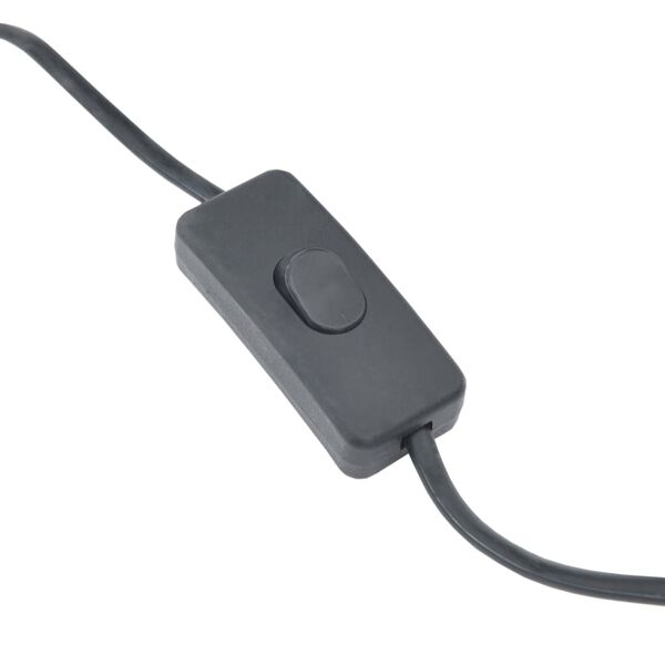 vidaXL Lampada da Pavimento in Salice 61 cm E27