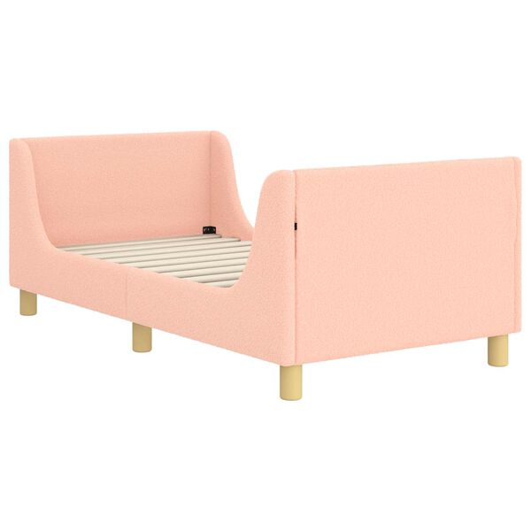 vidaXL Struttura letto bambini con testata Rosa 80 x 160 cm