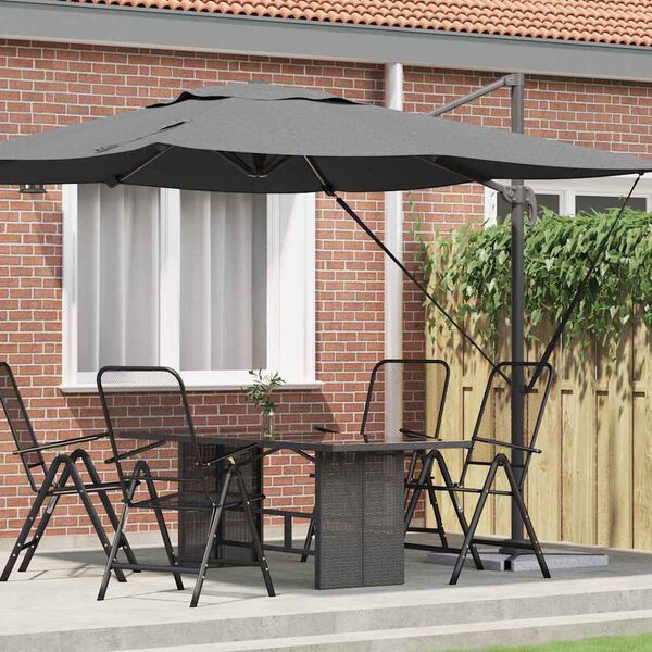 vidaXL Parasol Roma Antracite 286 x 285 x 265 cm