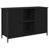 vidaXL Set mobile TV 101 x 35 x 65 cm Rovere Nero Legno ingegnerizzato