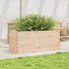 vidaXL Fioriera da Giardino 110x40x46 cm in Legno Massello di Pino