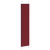 vidaXL Tenda Plissettata Rosso Bordeaux 45x200 cm Larghezza Tessuto