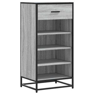 vidaXL Scarpiera Grigio Sonoma 48x38x97,5 cm in Legno Multistrato