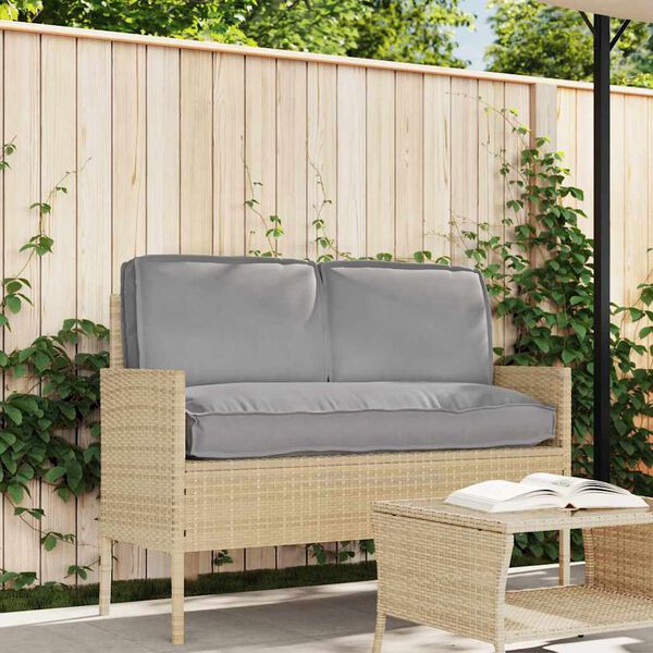 vidaXL Set di Cuscini 3 pcs Grigio Tessuto Oxford